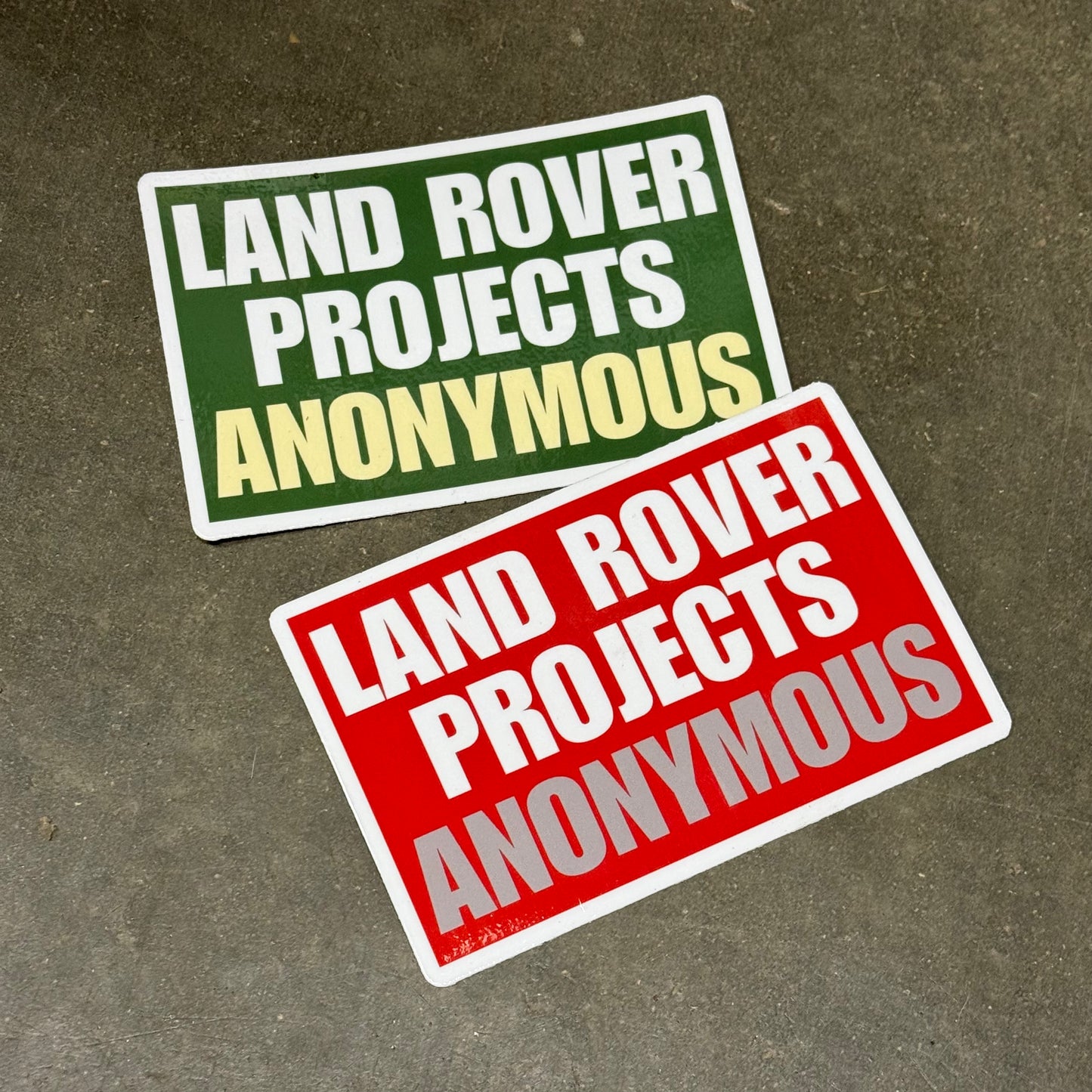 Land Rover Projects Anonymous Sticker