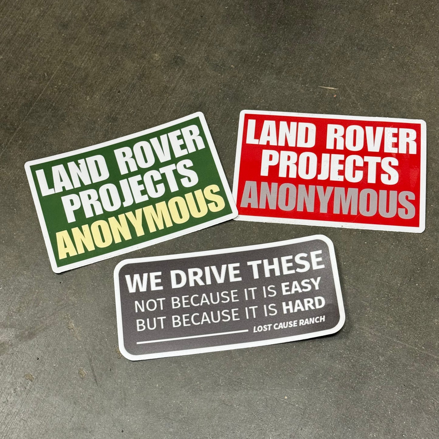 Land Rover Sticker 3 Pack